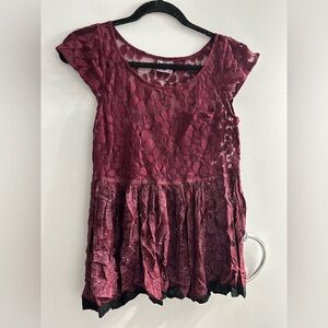 Free people lace paisley top
